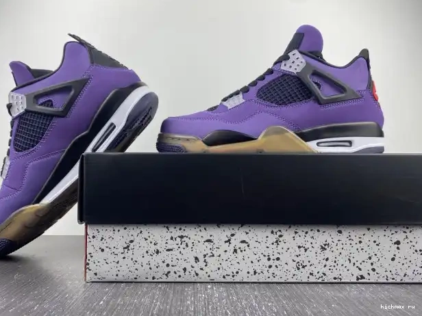 Cheap Kickmax and Purple 766296 (Friends Scott Retro LN4 Family) Travis 4 Jordan 0326